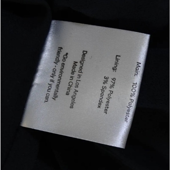 FAME AND PARTNERS Navy Blue Allegra Side Cutout Deep V Maxi Gown Size 8 - Picture 15 of 15